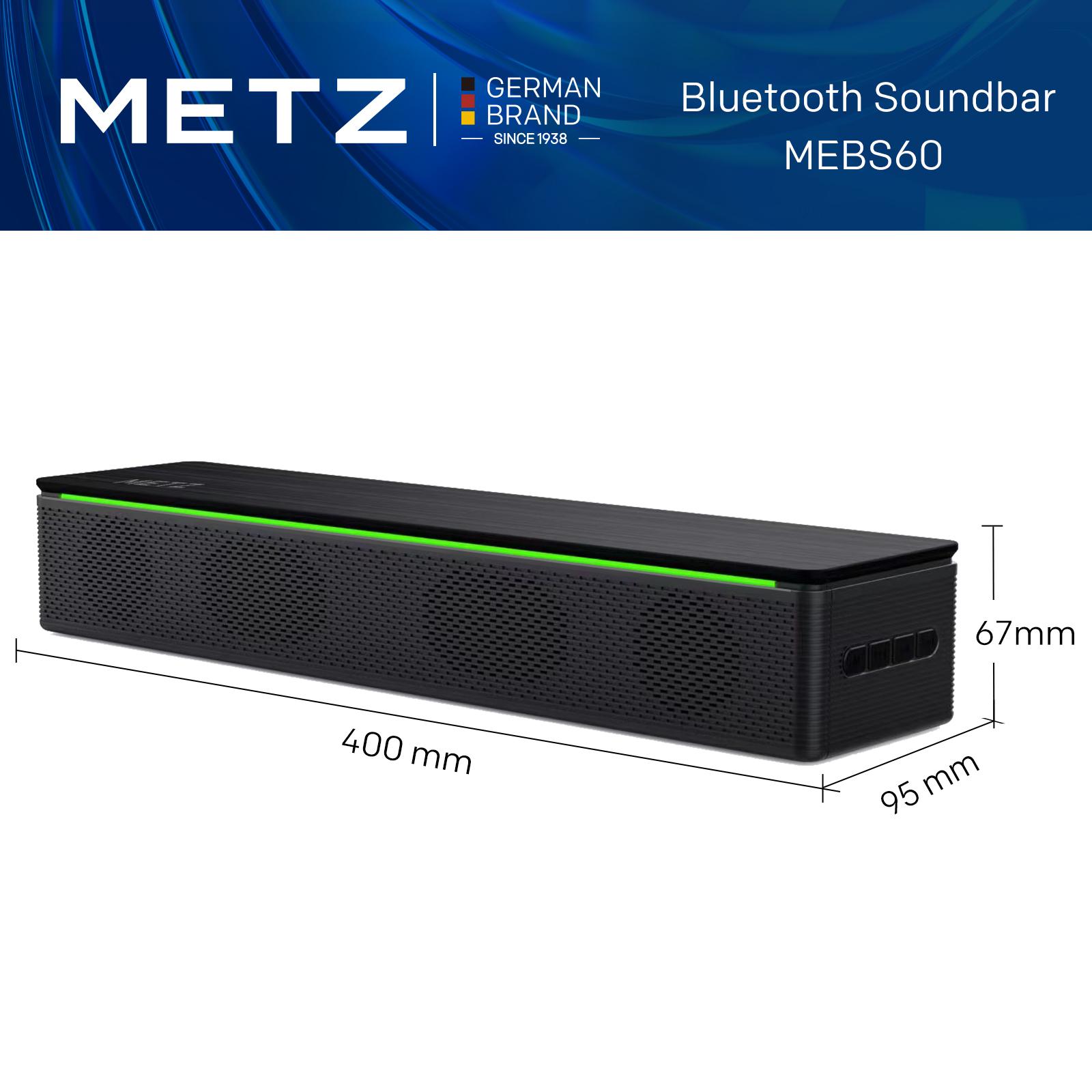 METZ Блутут колона Sound 2 Mini /soundbar/, 10W, LED,FM радио, SD слот thumbnail 1