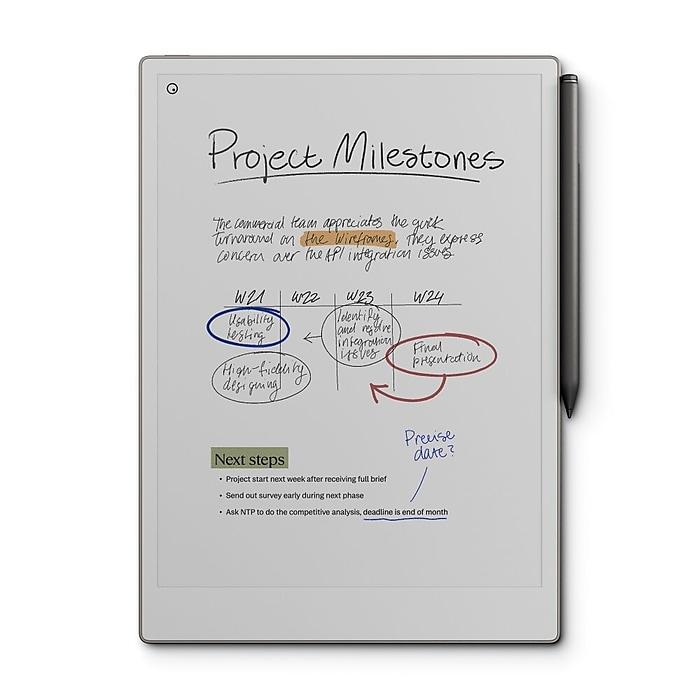 Таблет reMarkable Paper Pro 11.8", с включен стилус Marker Plus, Сив