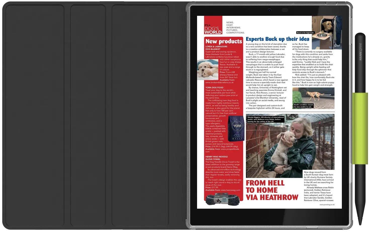 Таблет и четец Hannspree Lumo Paper 7.8", 64 GB, в комплект с калъф Smart Folio thumbnail 3