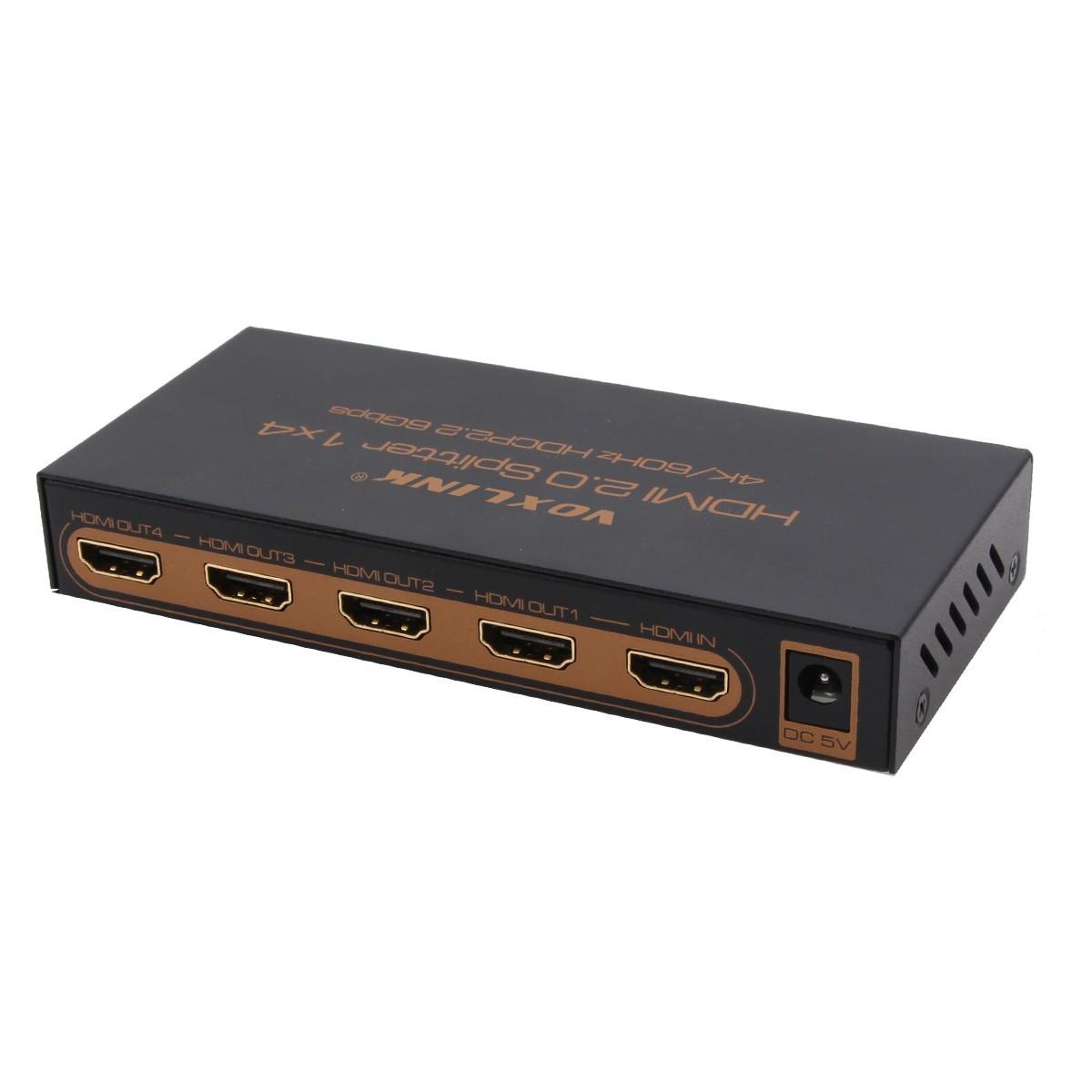 HDMI сплитер ESTILLO HDSP0009M1, 1/4, 4K/60Hz thumbnail 1
