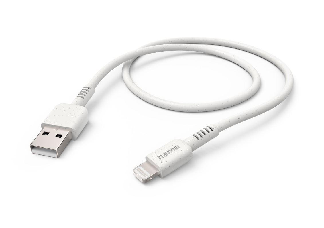 Кабел за зареждане HAMA "Eco", USB-A - Lightning, 1 м, 187283 thumbnail 2