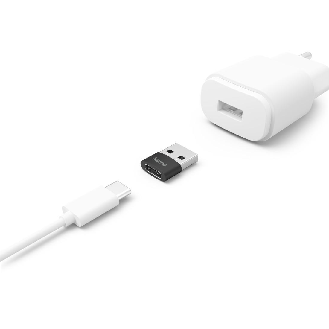HAMA Преходник от USB-C - USB-A, 480 Mbit/s, 3 бр, 201532 thumbnail 1