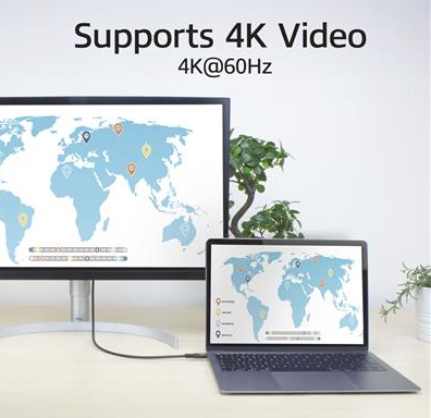 ACT Кабел USB-C - USB-C, 1 м / USB4, 20Gbps, 240W thumbnail 3