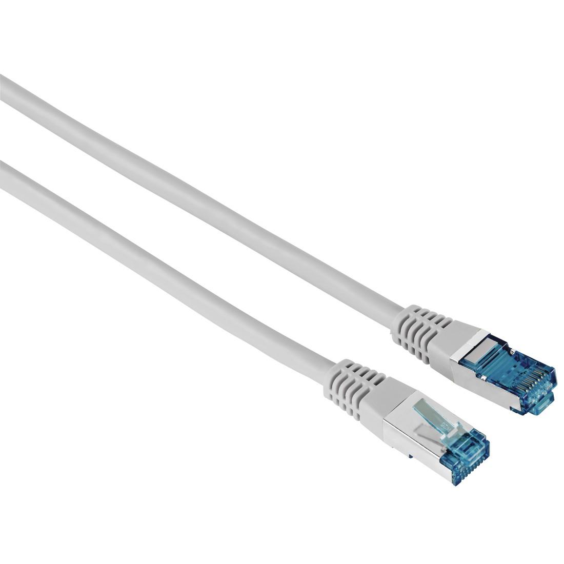 Мрежов пач кабел HAMA F/UTP, CAT 6, RJ-45 - RJ-45, 1Gbit/s, 10.0 m, Сив, Булк thumbnail 1