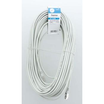 Мрежов кабел HAMA CAT 5e, F/UTP, RJ-45 - RJ-45, 30 m, Сив, Булк thumbnail 2