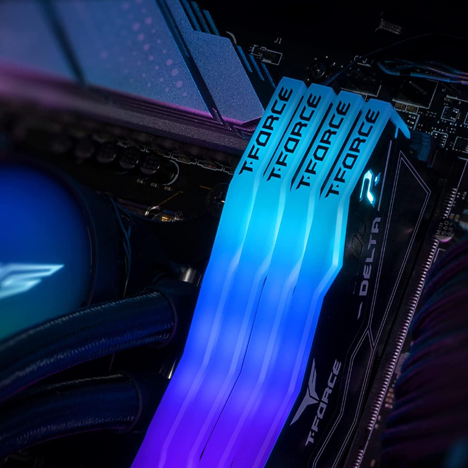 Памет Team Group T-Force Delta RGB DDR5 32GB (2x16GB) 6000MHz CL38 thumbnail 3