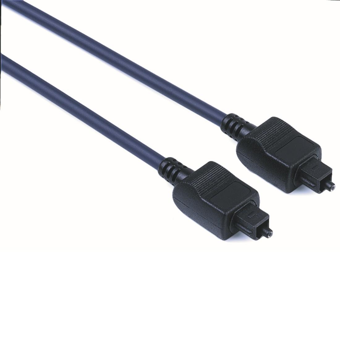 Оптичен кабел HAMA 205131, ODT Toslink plug - ODT Toslink plug, 1.5 m, Черен thumbnail 1