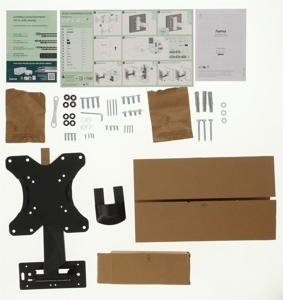 Стенна стойка за TV HAMA, 19"-48", 220826 thumbnail 2