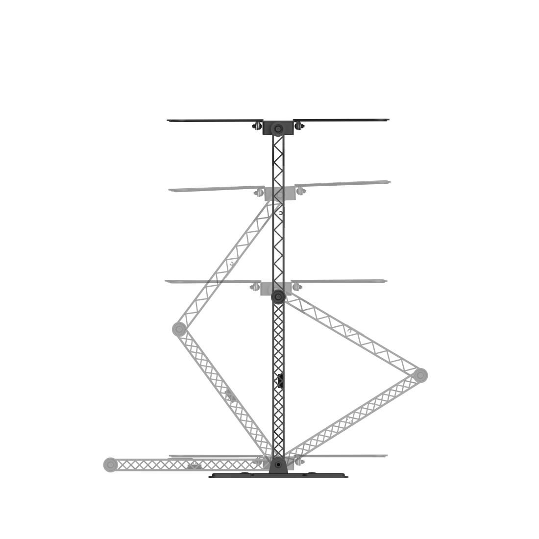 Стенна стойка за OLED TV FULLMOTION, 165 см (65"), 220853 thumbnail 3