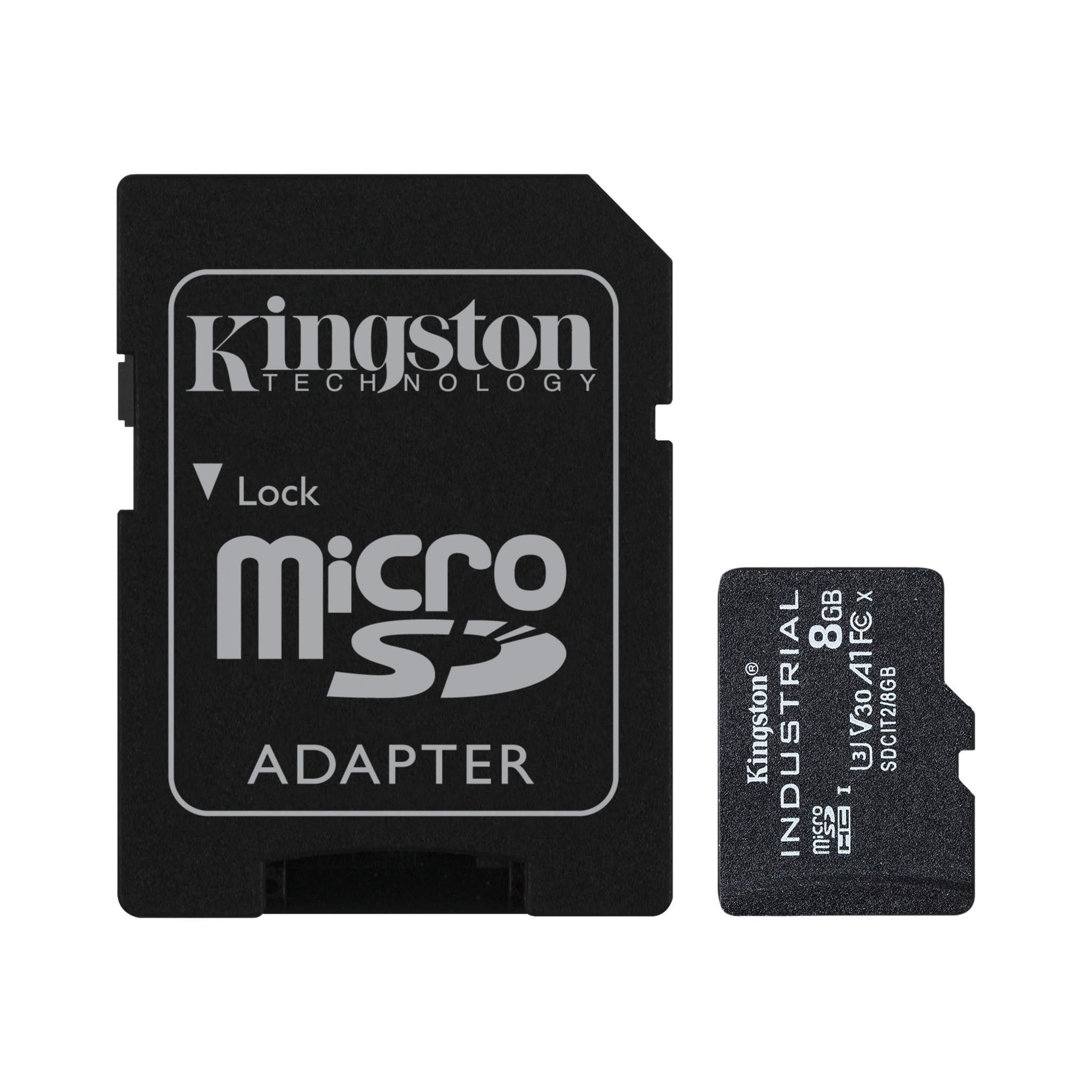 Карта памет Kingston Industrial microSDHC/SDXC 8GB, Class 10 thumbnail 1