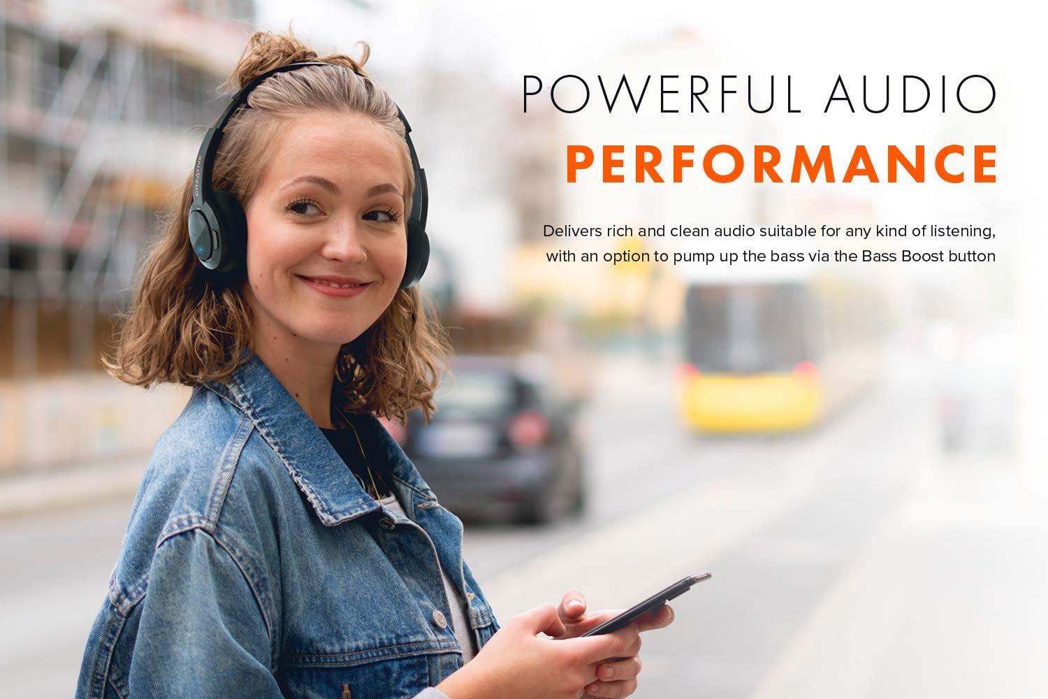 Слушалки CREATIVE Sound Blaster Jam V2, Bluetooth, Черни thumbnail 4