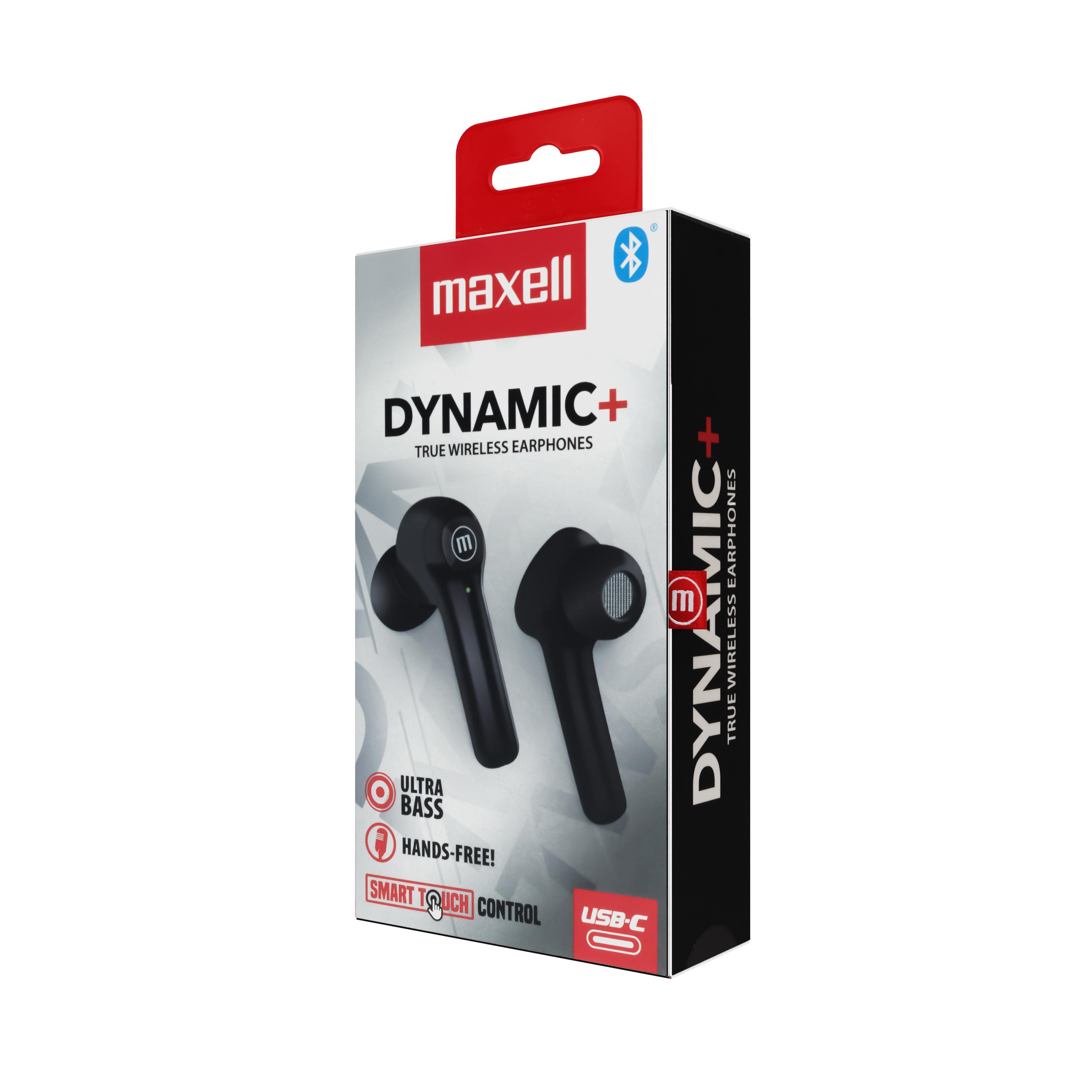Блутут слушалки MAXELL Dynamic, Докинг кутийка, True Wireless, Черни thumbnail 1
