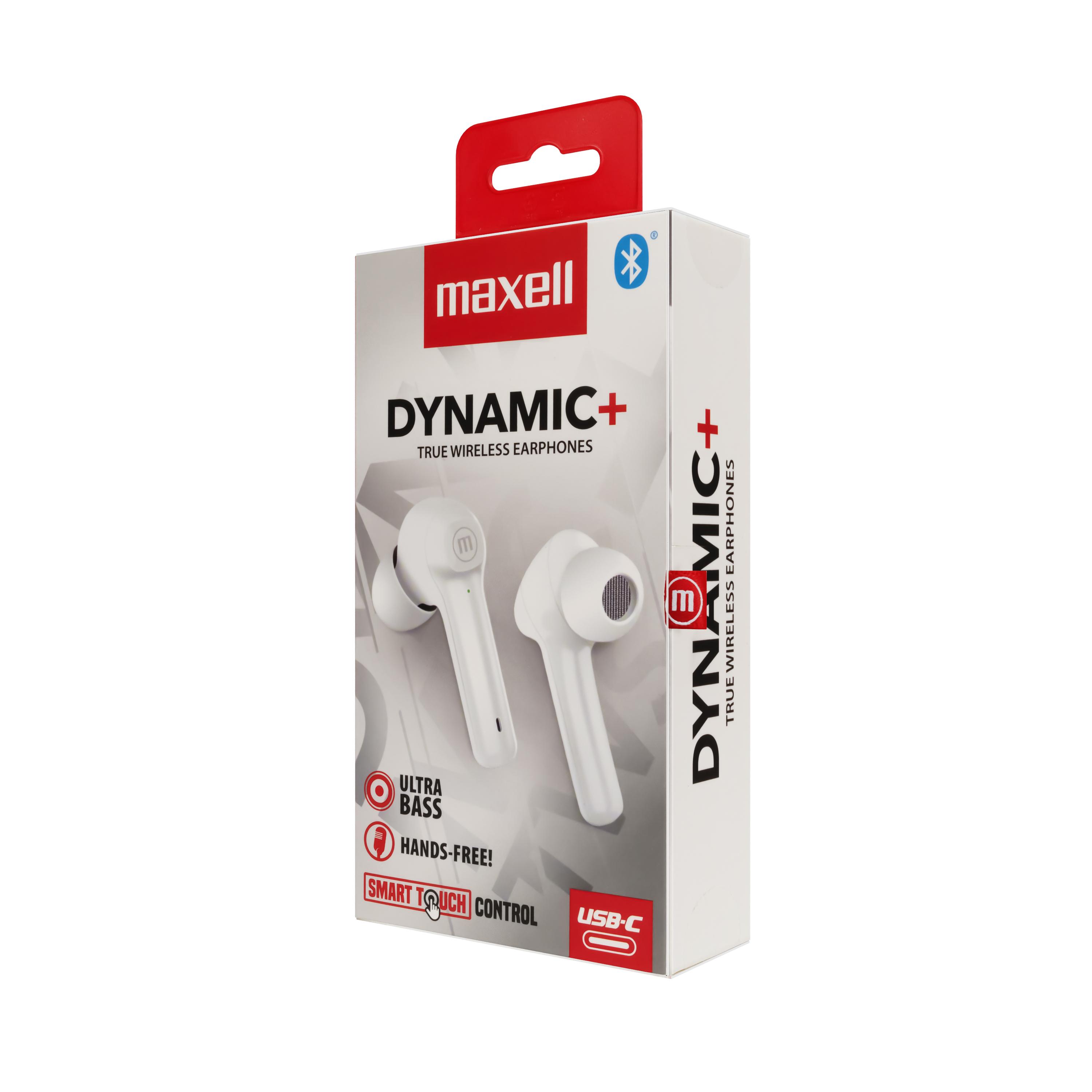 Блутут слушалки MAXELL Dynamic, Докинг кутийка, True Wireless, Бяли thumbnail 1