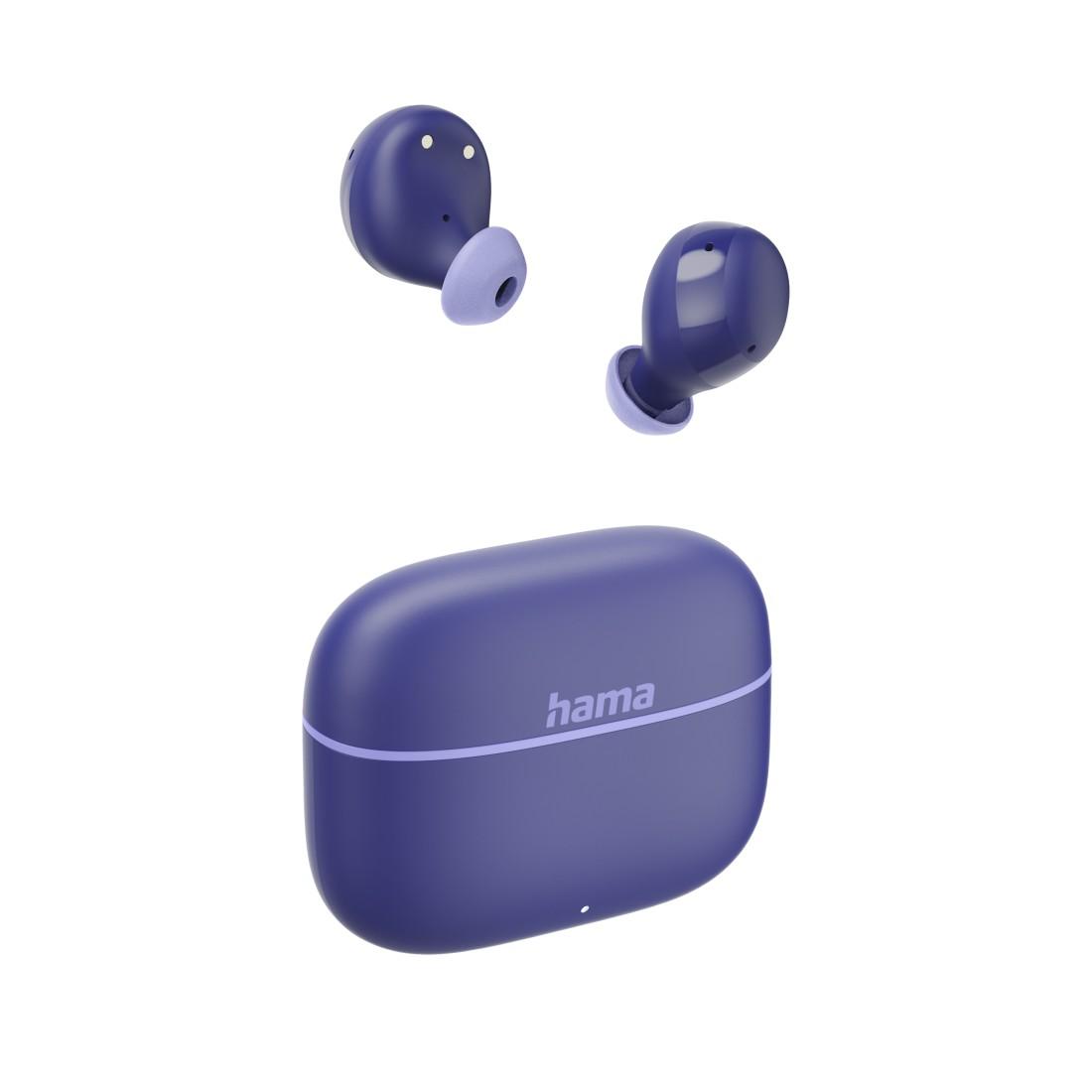 HAMA Блутут слушалки "Freedom Buddy II", True Wireless, Лилав