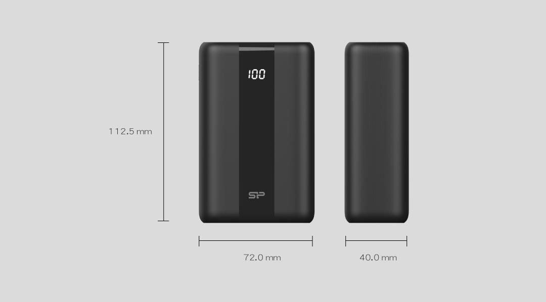 Външна батерия Silicon Power QX55, 30000 mAh, Черен thumbnail 2