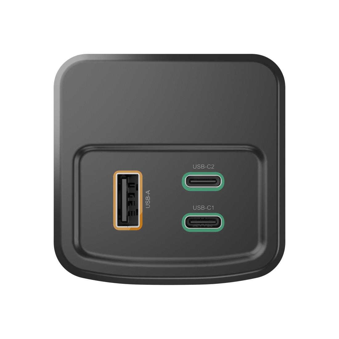 HAMA Външна батерия „High Power“, 200 W, 24000 mAh, 2x USB-C, USB-A, бързо зареждане thumbnail 1