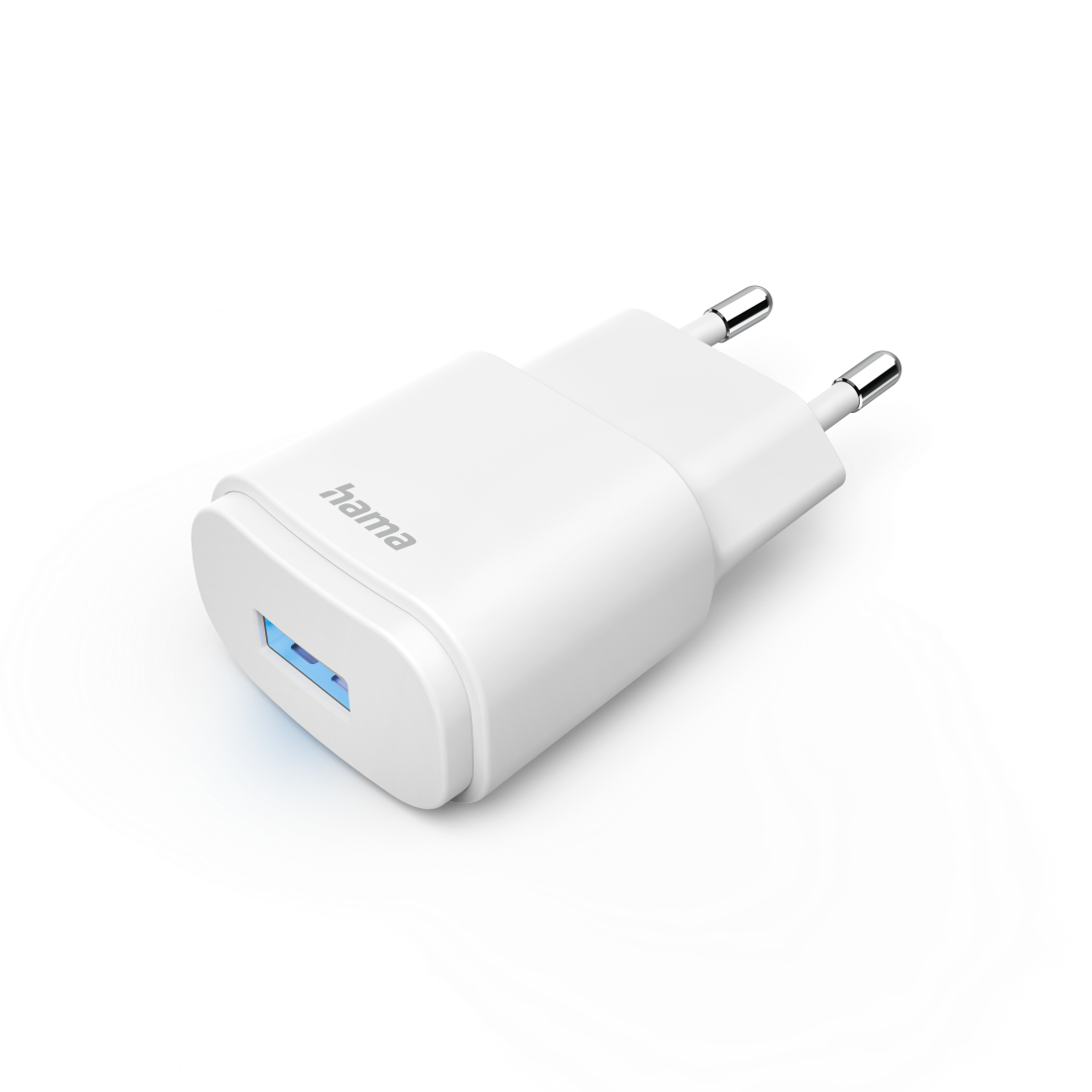 Мрежово зарядно HAMA, USB-A, 6 W, Бял thumbnail 1
