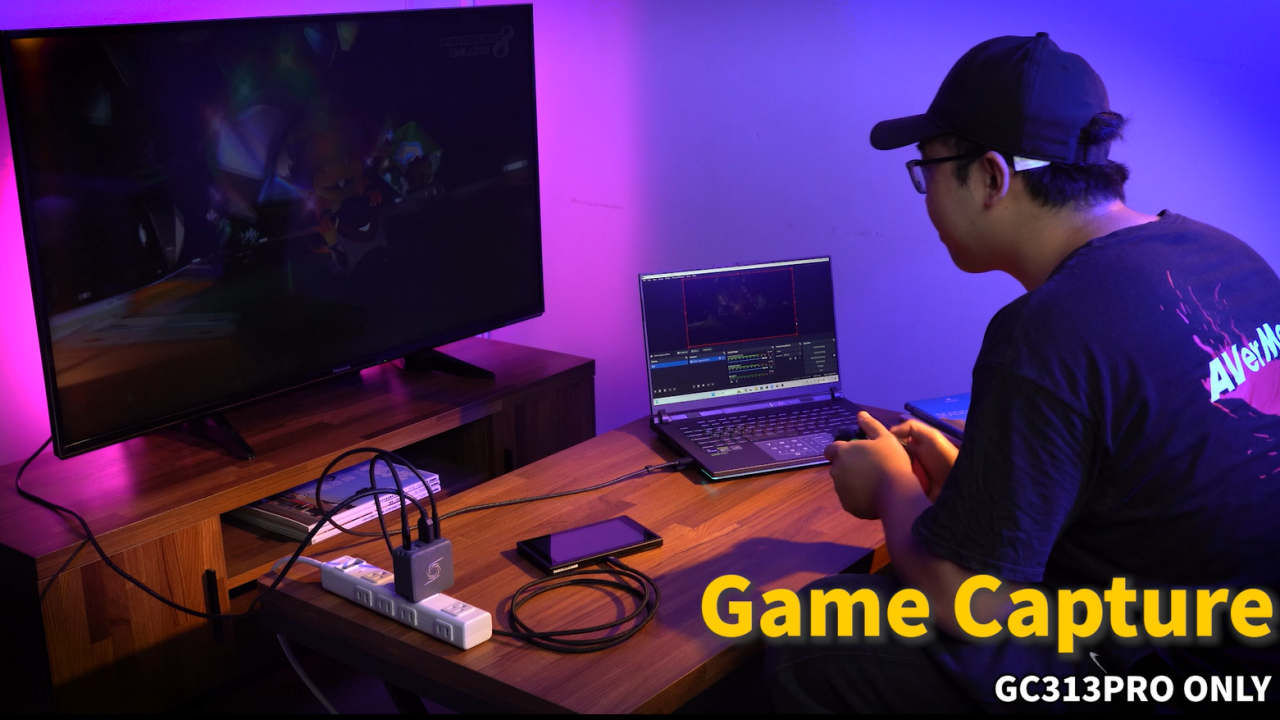 Зарядно и външен кепчър AverMedia Elite Go GC313PRO Hub Streaming thumbnail 2