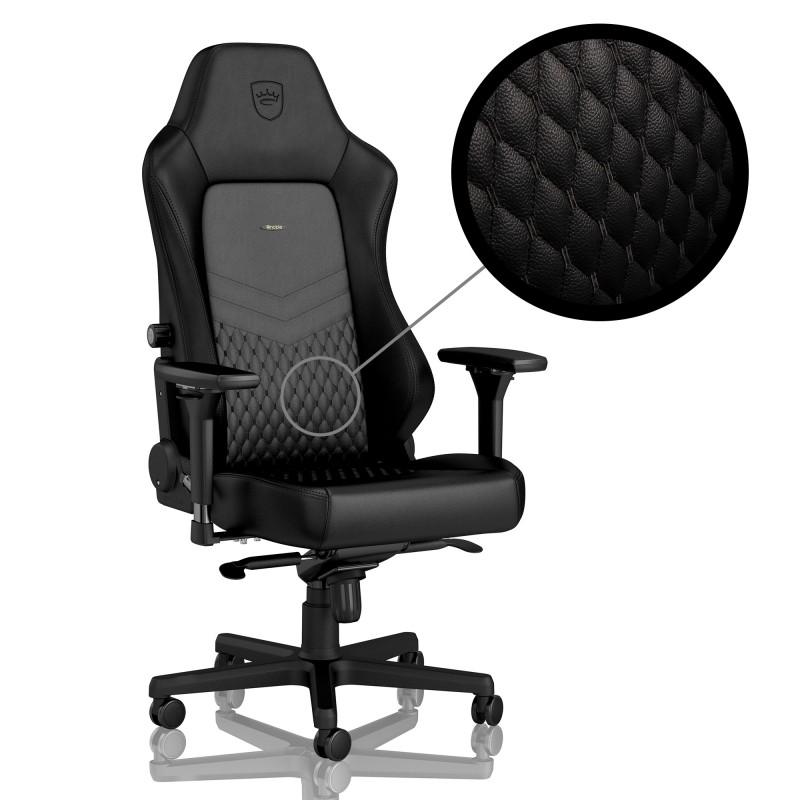 Геймърски стол noblechairs HERO Real Leather, Black thumbnail 1