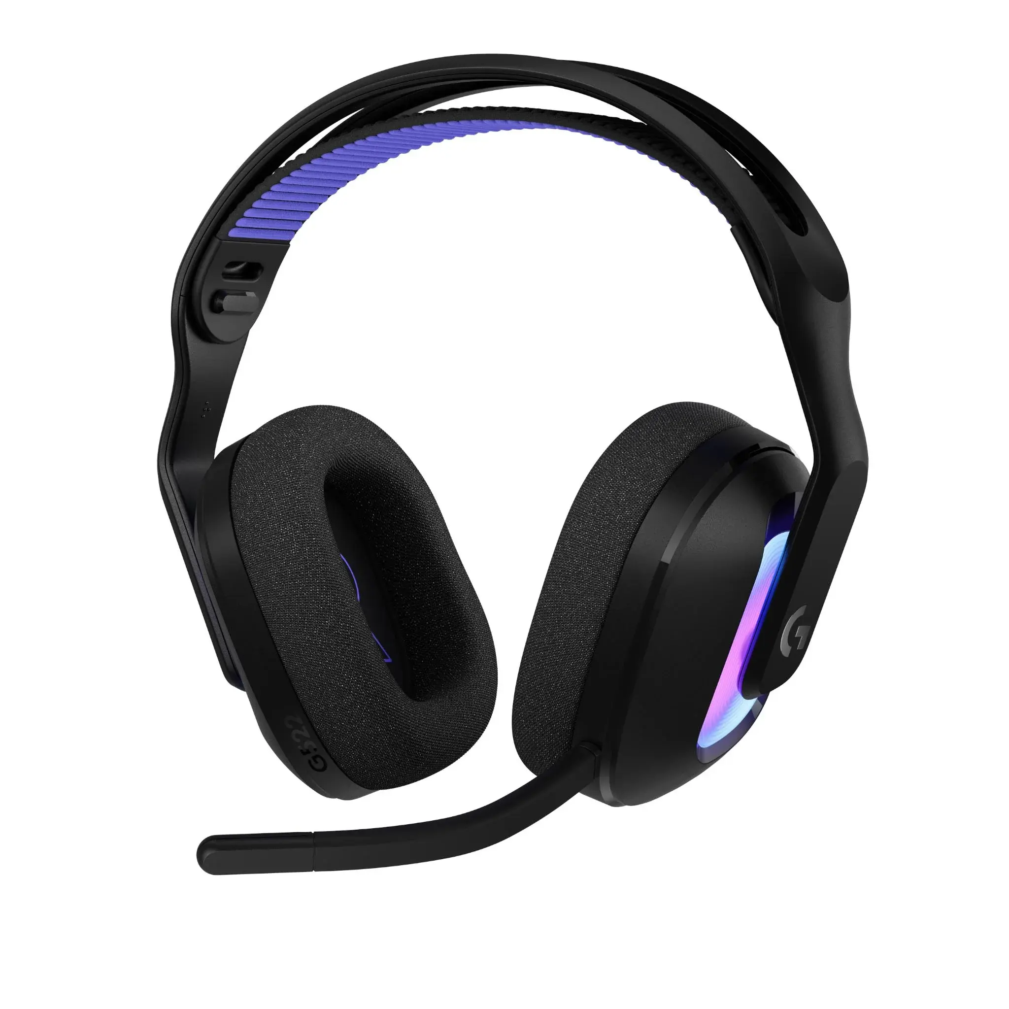Геймърски слушалки Logitech G522 Lightspeed Wireless RGB, Микрофон, Черни