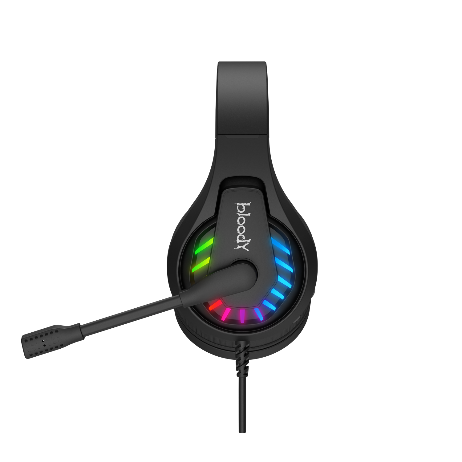 A4tech Геймърски слушалки с микрофон Bloody G230. 7.1,USB, черен thumbnail 1