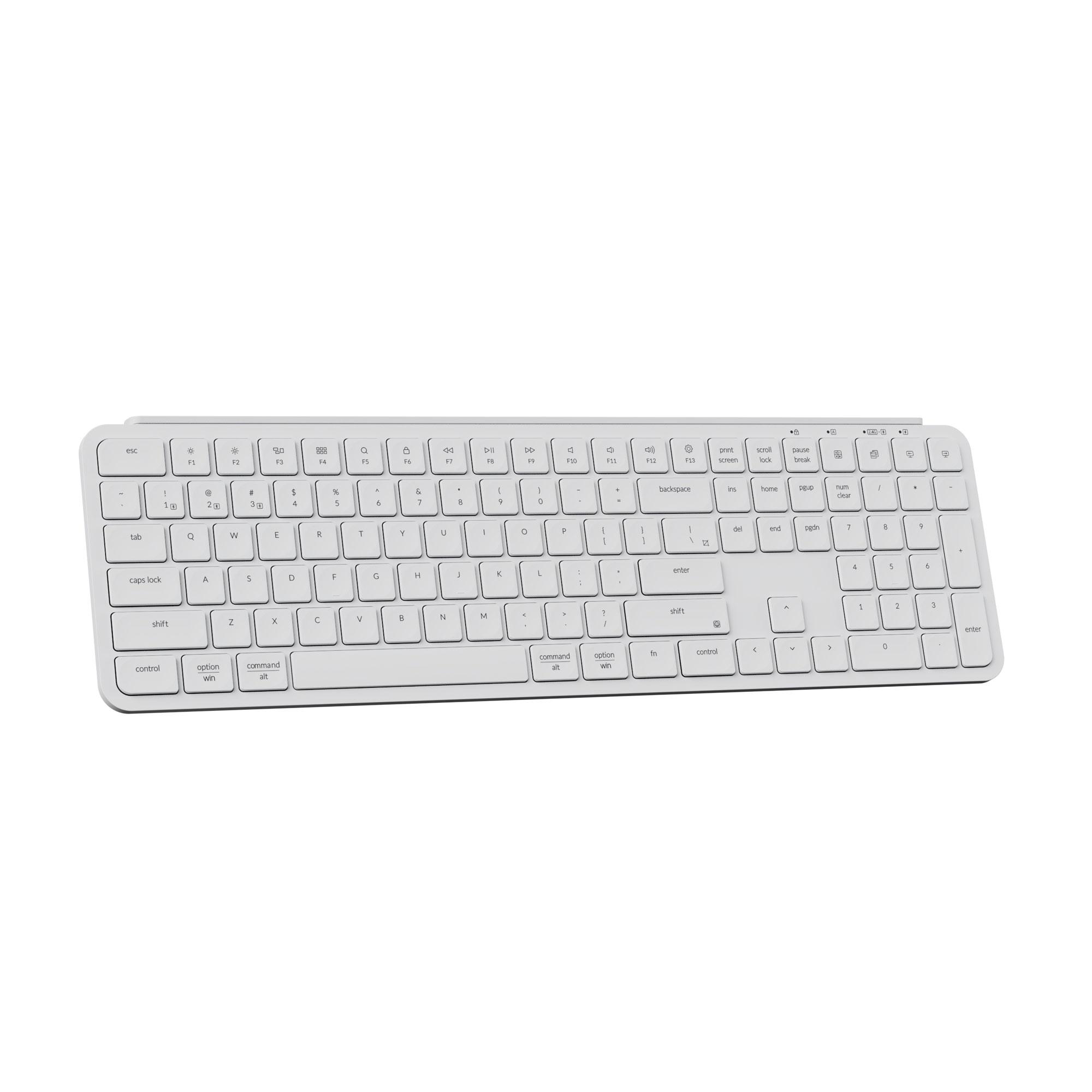 Безжична клавиатура Keychron B6 Pro Ultra-Slim - Ivory White thumbnail 1