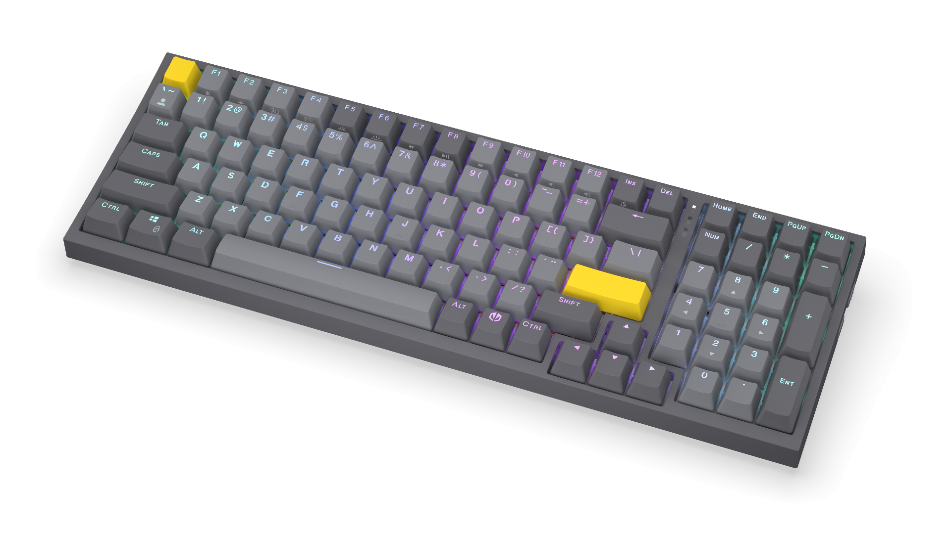 Геймърскa безжична механична клавиатура ENDORFY Celeris 1800 - Endorfy Yellow Switch - Full Size thumbnail 1