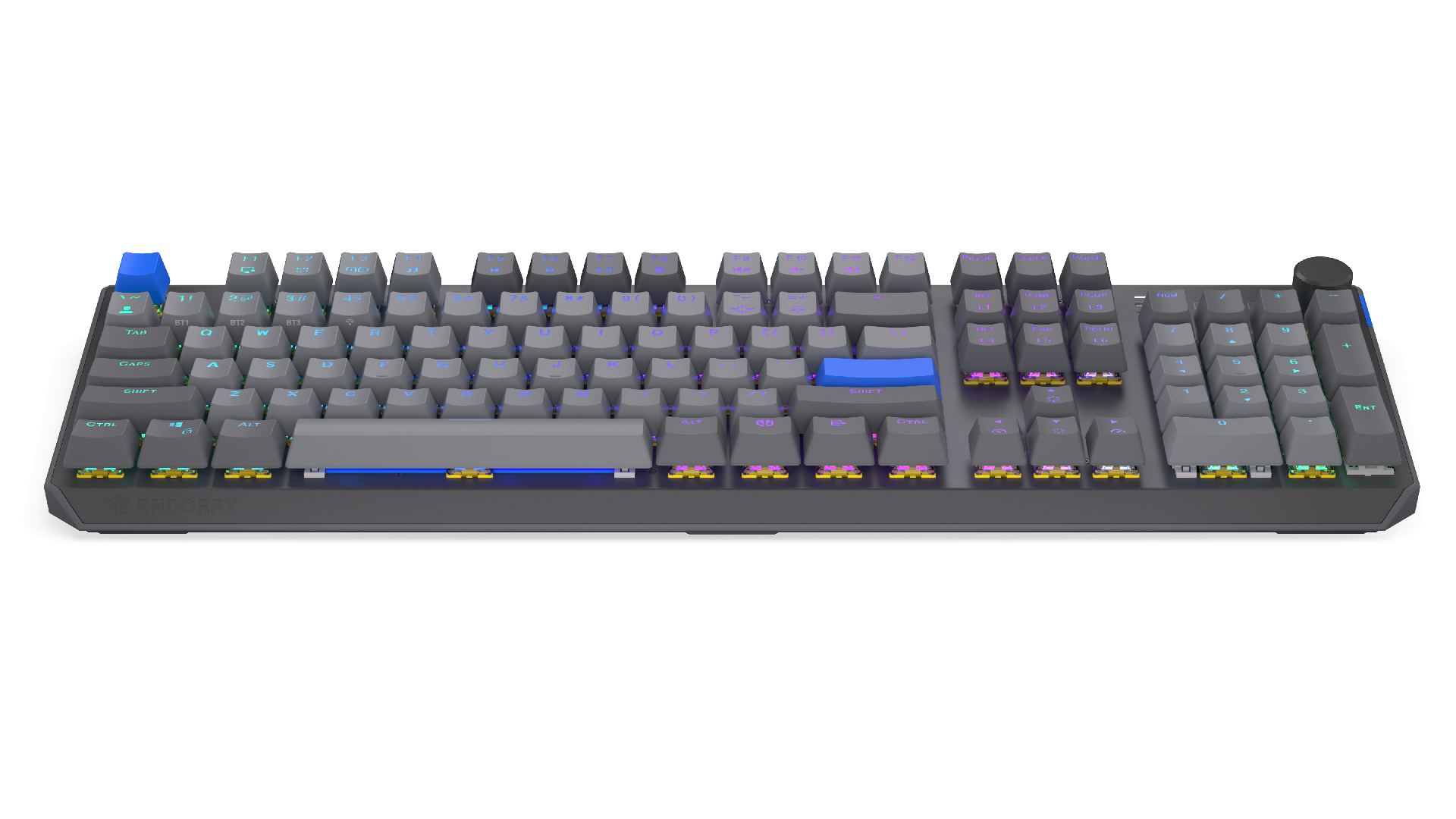Endorfy механична клавиатура Thock Wireless V2 Full Size, PBT, Endorfy Yellow switch, US Layout thumbnail 2