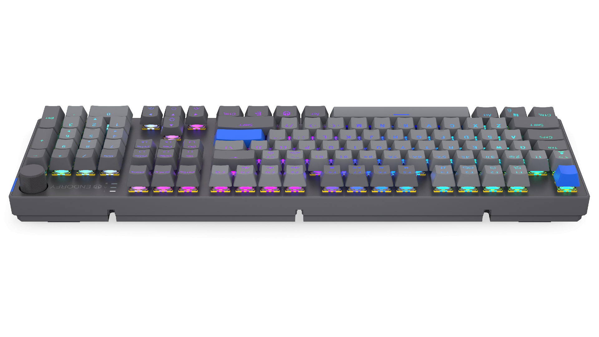 Endorfy механична клавиатура Thock Wireless V2 Full Size, PBT, Endorfy Yellow switch, US Layout thumbnail 3