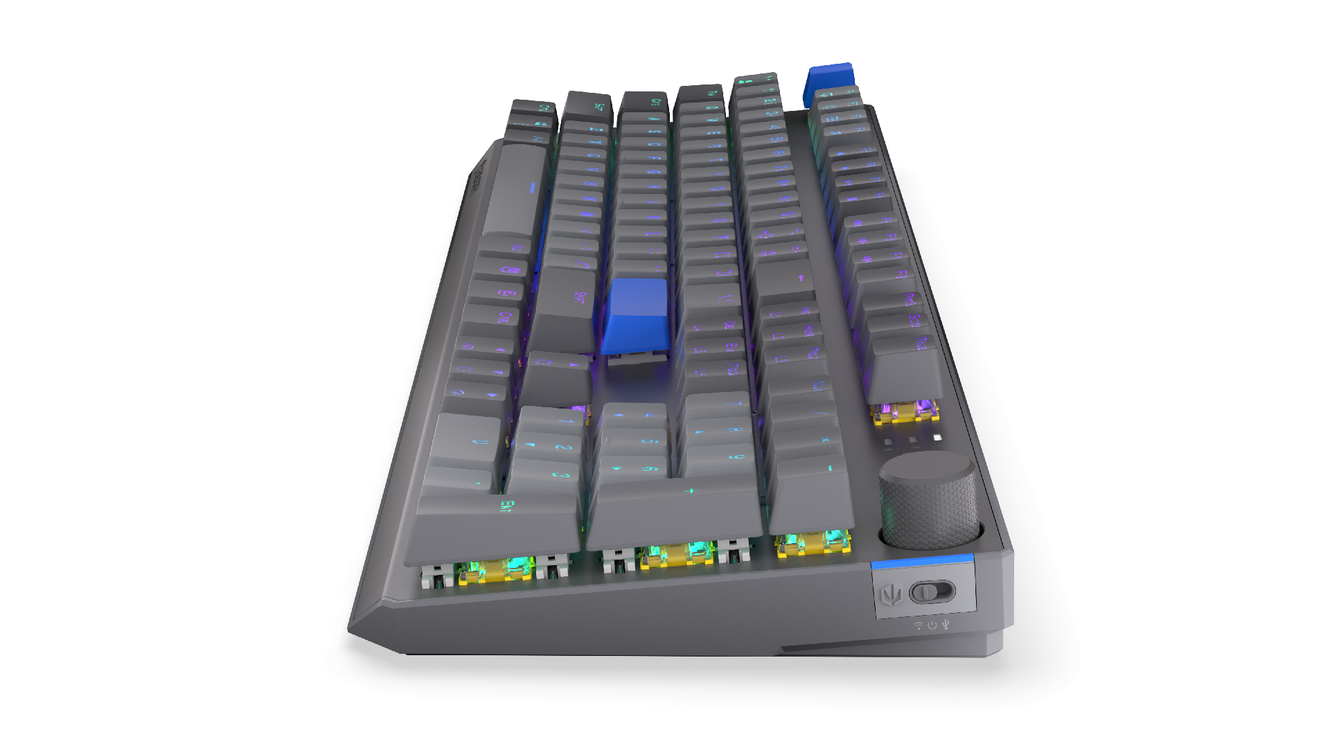 Endorfy механична клавиатура Thock Wireless V2 Full Size, PBT, Endorfy Yellow switch, US Layout thumbnail 5
