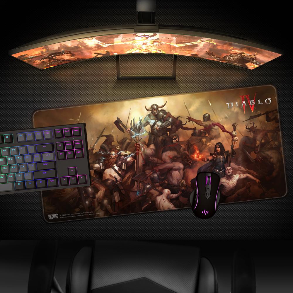 Геймърски пад Diablo IV - Heroes, XL thumbnail 2