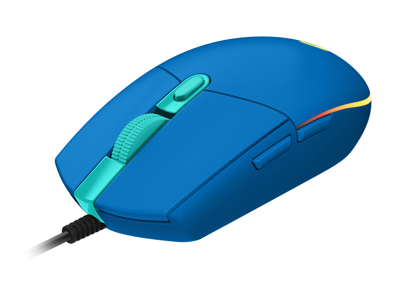 Геймърска мишка Logitech G102 LightSync, RGB, Оптична, Жична, USB, Син thumbnail 1