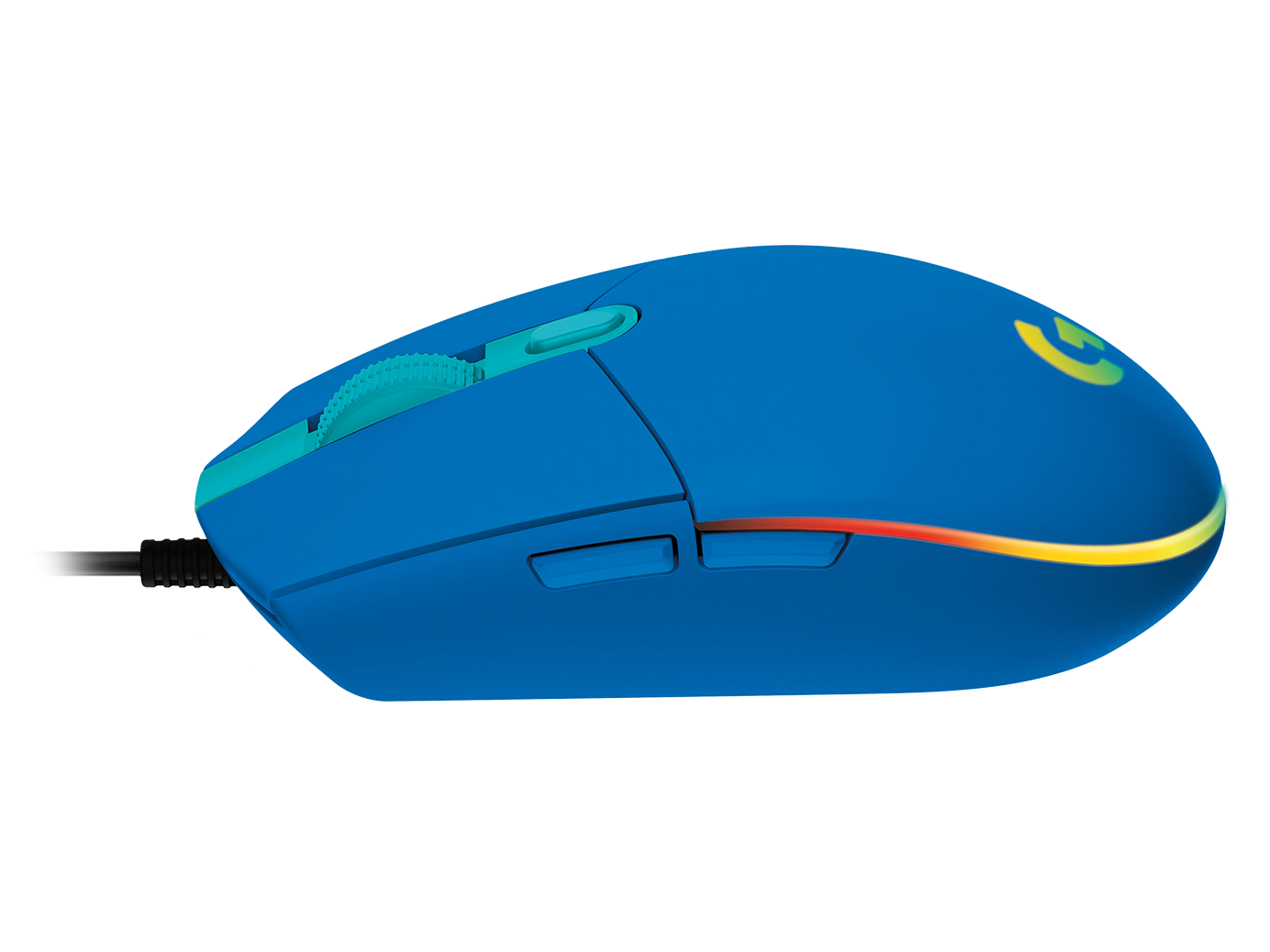 Геймърска мишка Logitech G102 LightSync, RGB, Оптична, Жична, USB, Син thumbnail 3