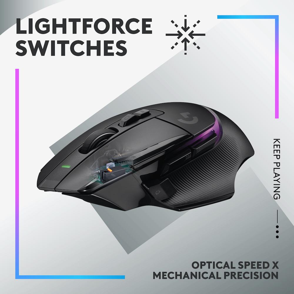 Геймърска мишка Logitech G502 X Plus Black Lightsync RGB thumbnail 1