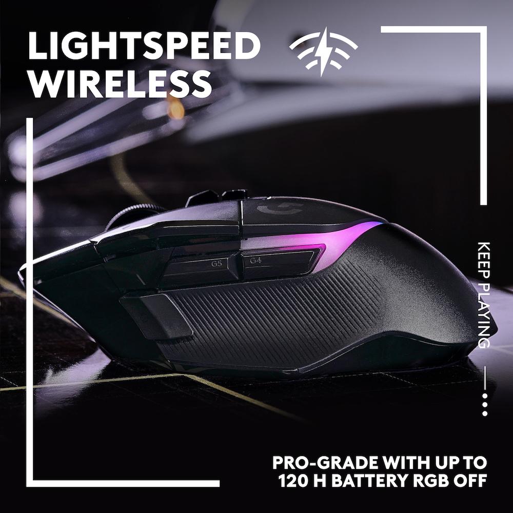 Геймърска мишка Logitech G502 X Plus Black Lightsync RGB thumbnail 2