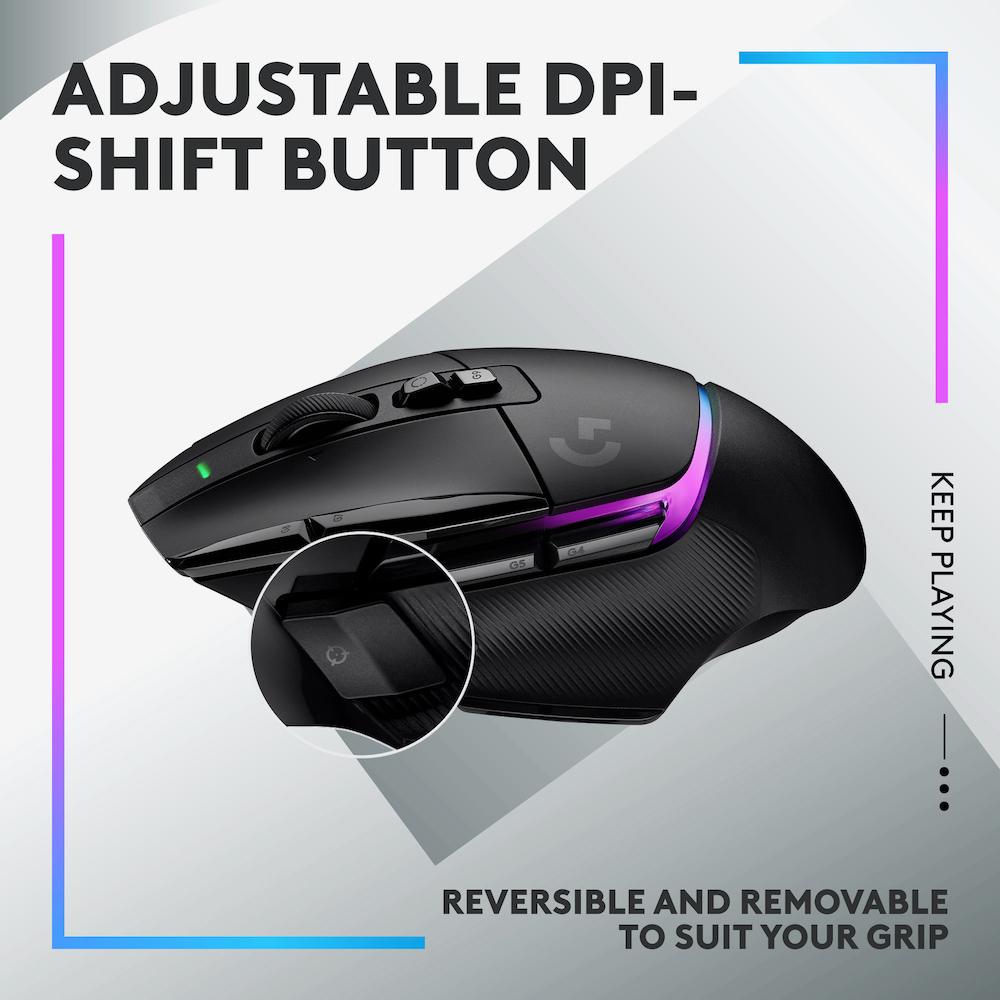 Геймърска мишка Logitech G502 X Plus Black Lightsync RGB thumbnail 5
