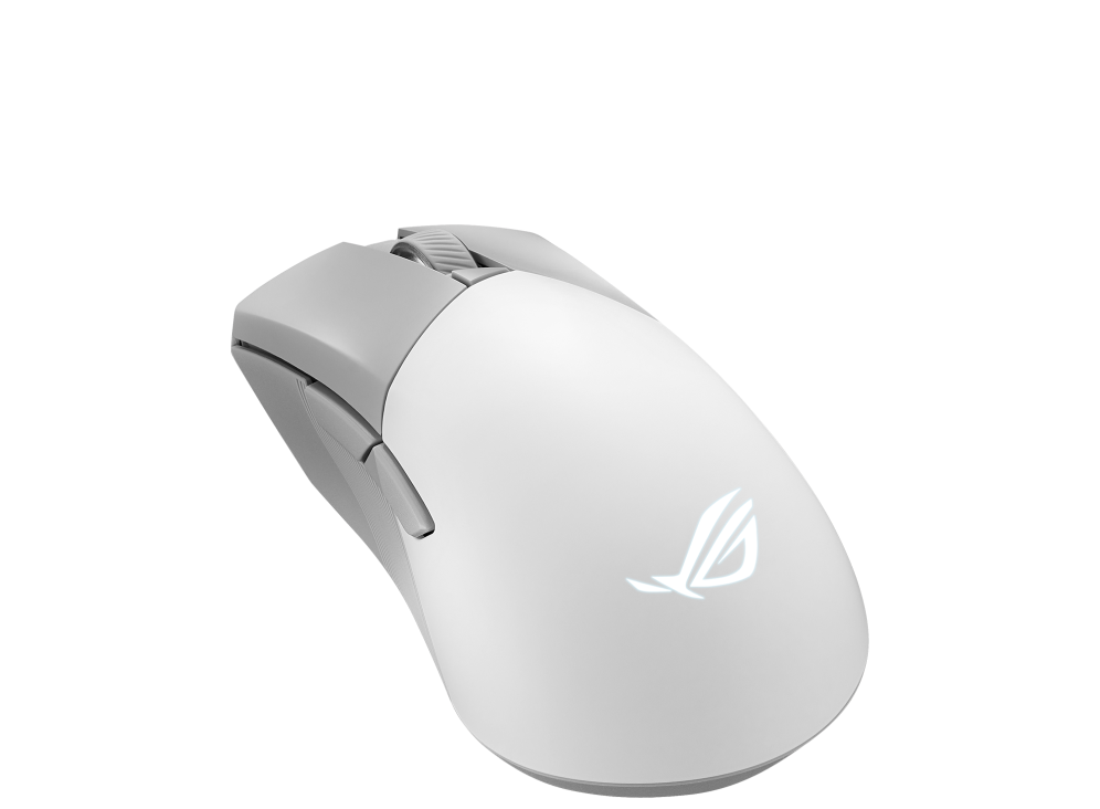 Геймърска безжична мишка ASUS ROG Gladius III Wireless AimPoint - Бяла thumbnail 1
