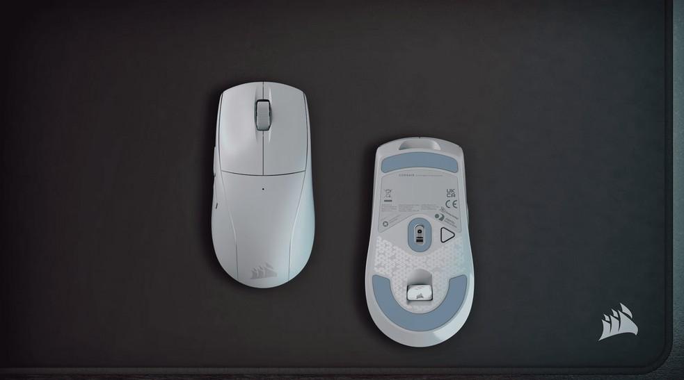 Геймърскa безжична мишка CORSAIR M75 AIR Ultra-Lightweight Gaming Mouse - Light Gray thumbnail 2
