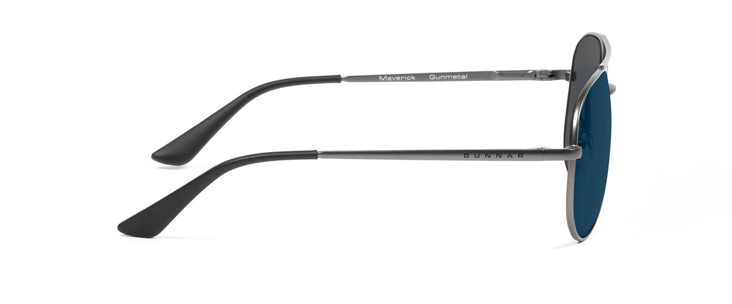Компютърни очила GUNNAR Maverick Gunmetal Onyx, Sun, Черен thumbnail 2