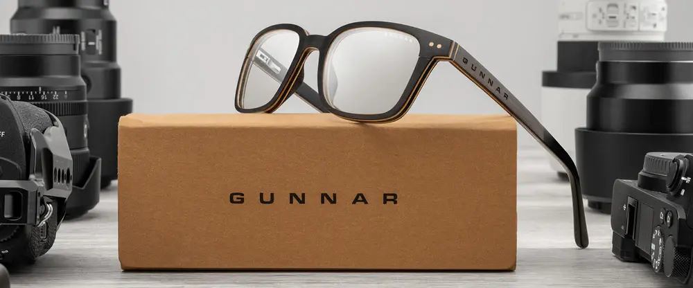 Компютърни очила GUNNAR Muir Ebony (wood), Clear Pro thumbnail 3