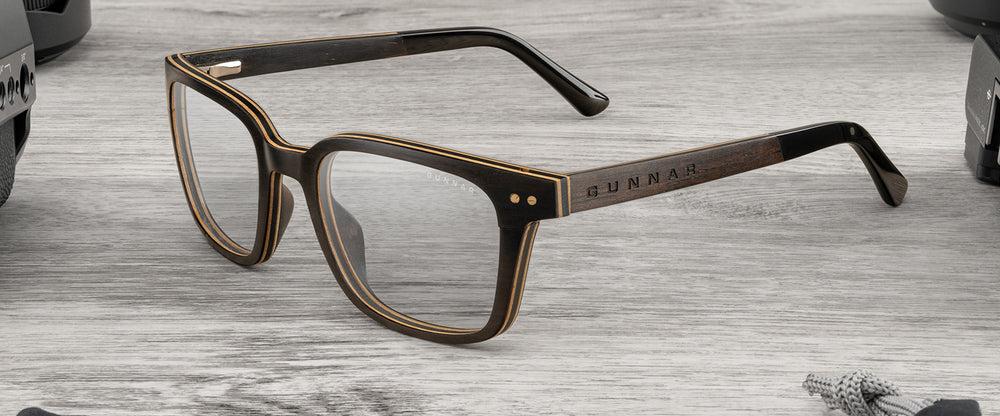 Компютърни очила GUNNAR Muir Ebony (wood), Clear Pro thumbnail 4