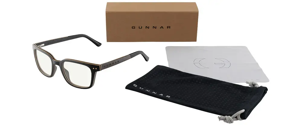 Компютърни очила GUNNAR Muir Ebony (wood), Clear Pro thumbnail 5