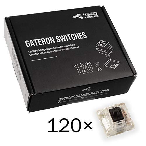 Суичове за механична клавиатура Glorious Gateron Black 120 броя thumbnail 1
