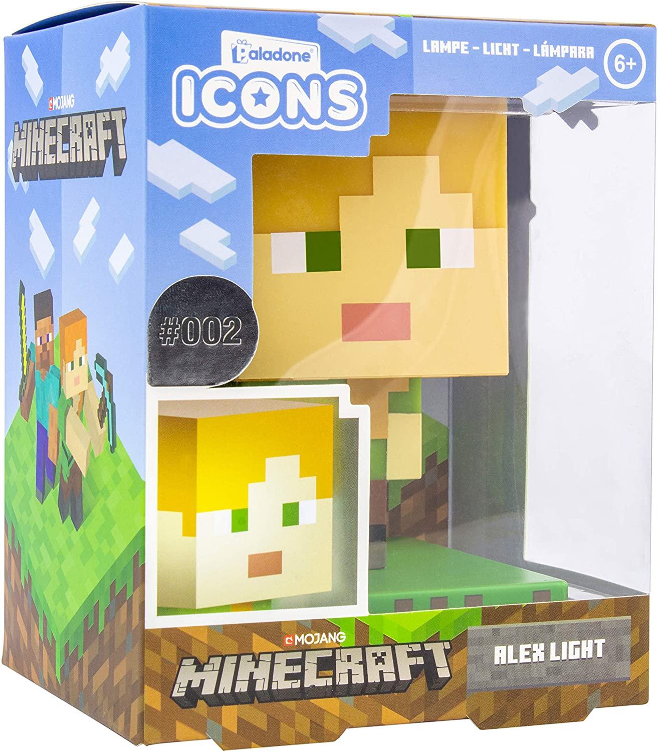 Статуетка Paladone Minecraft: Alex Icon Light BDP thumbnail 5