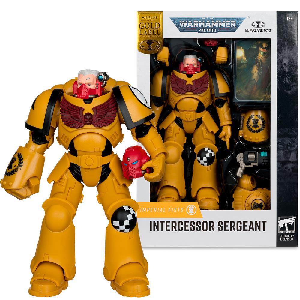 Фигурка Warhammer 40,000 Intercessor Sergeant (Imperial Fist) Gold Label 7in Figure McFarlane thumbnail 3