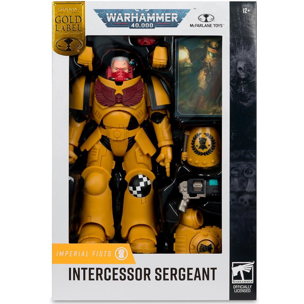 Фигурка Warhammer 40,000 Intercessor Sergeant (Imperial Fist) Gold Label 7in Figure McFarlane thumbnail 6