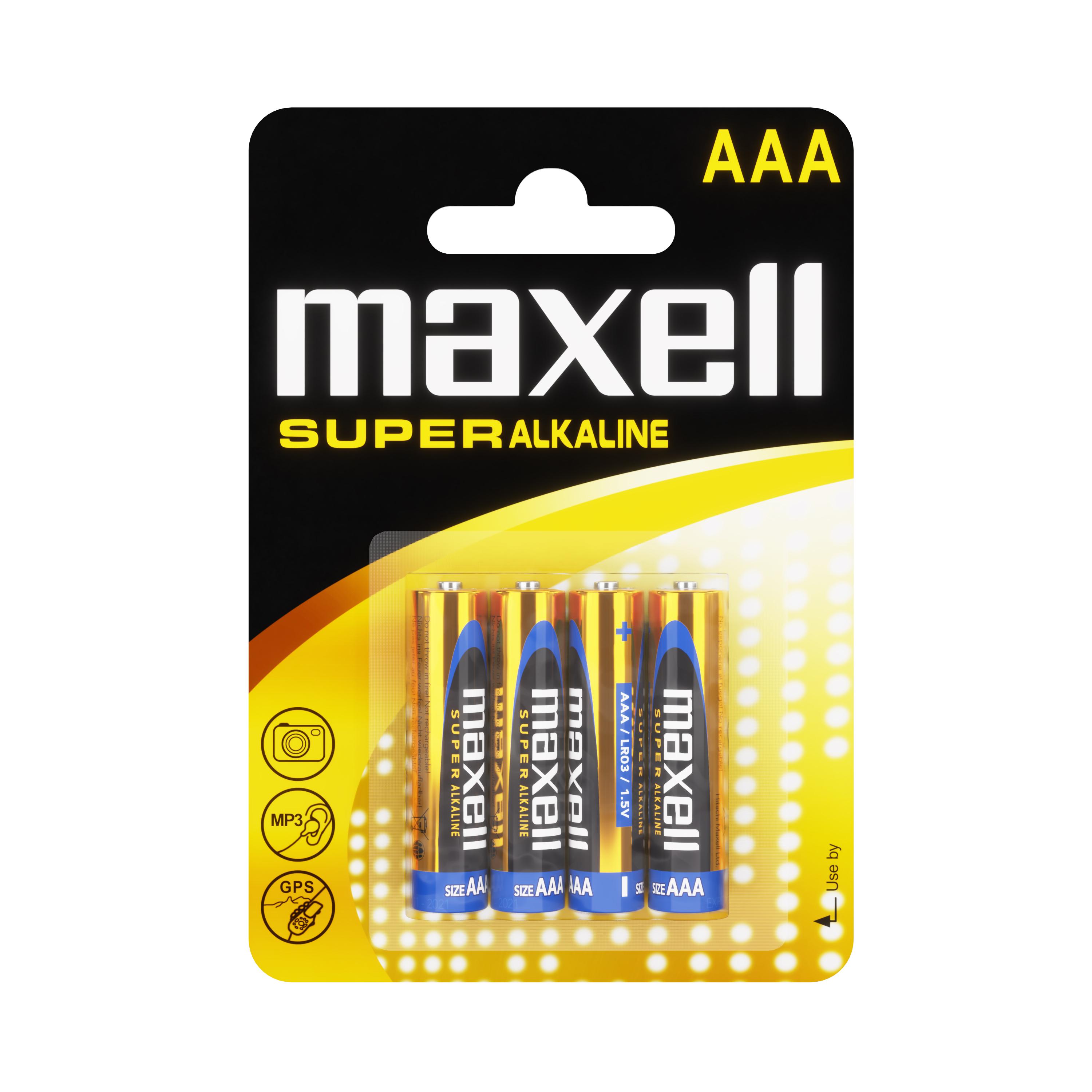 Супералкални батерии MAXELL LR03 XL /4 бр. в опаковка/ 1.5V thumbnail 2