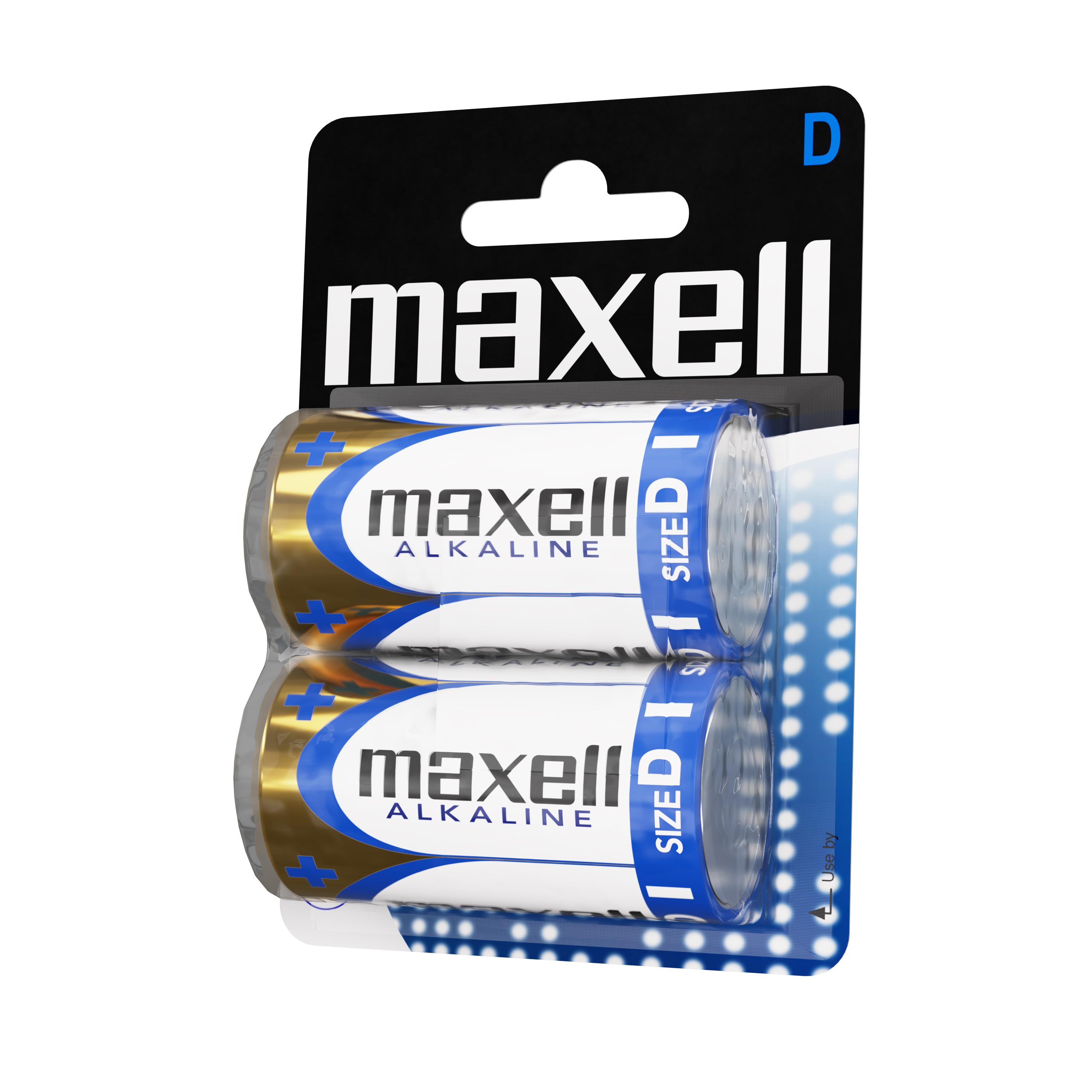 Алкална батерия MAXELL LR20 /2 бр. в опаковка/ 1.5V thumbnail 1